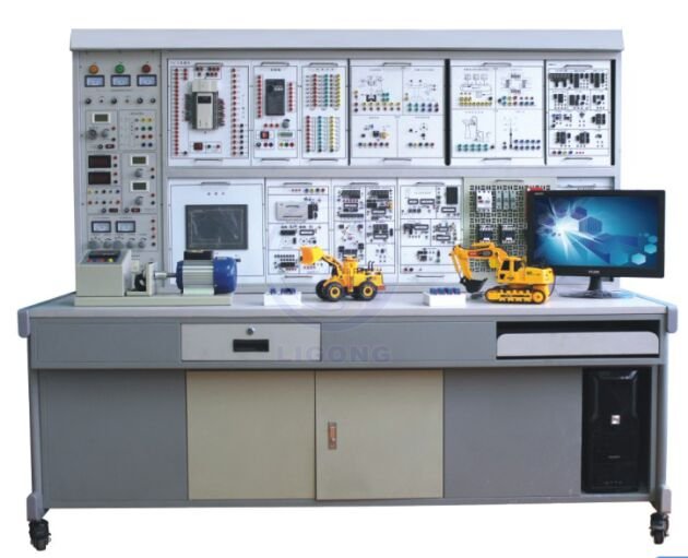 工業自動化綜合實訓裝置(PLC+變頻器+觸摸屏+單片機)