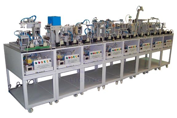 LG-MPS04型 數控模塊化生產流水線綜合實訓系統(CD制程機8分站)