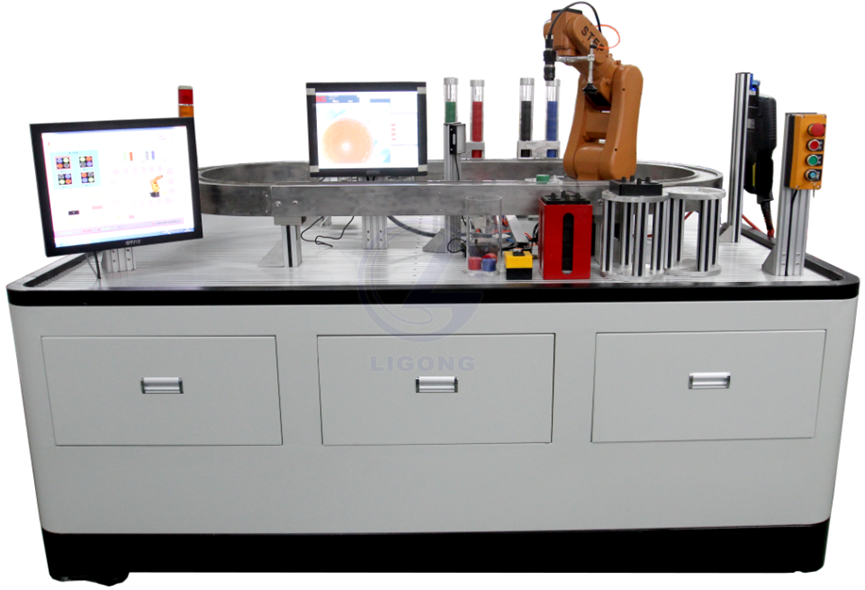 工業(yè)機(jī)器人與智能視覺系統(tǒng)應(yīng)用實(shí)訓(xùn)平臺