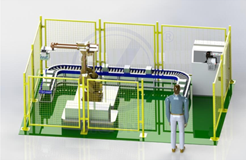 工業(yè)機(jī)器人搬運(yùn)碼垛實(shí)訓(xùn)平臺(tái)