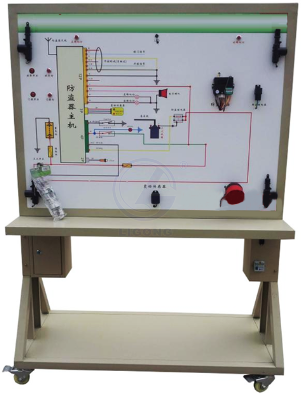 汽車防盜系統(tǒng)示教板