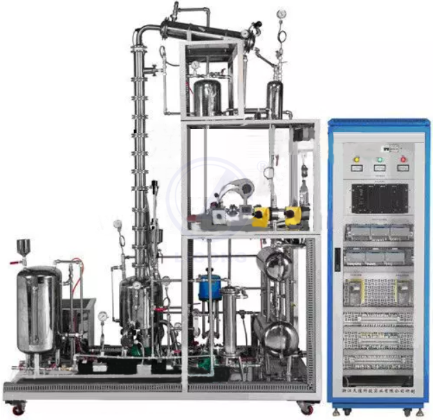 中試玻璃精餾塔實訓裝置