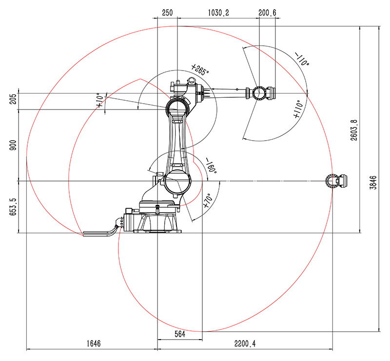 工業(yè)機(jī)器人參數(shù)圖