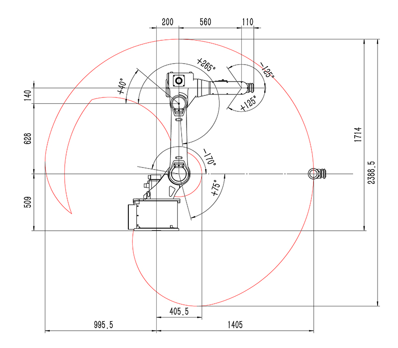 工業(yè)機(jī)器人參數(shù)圖