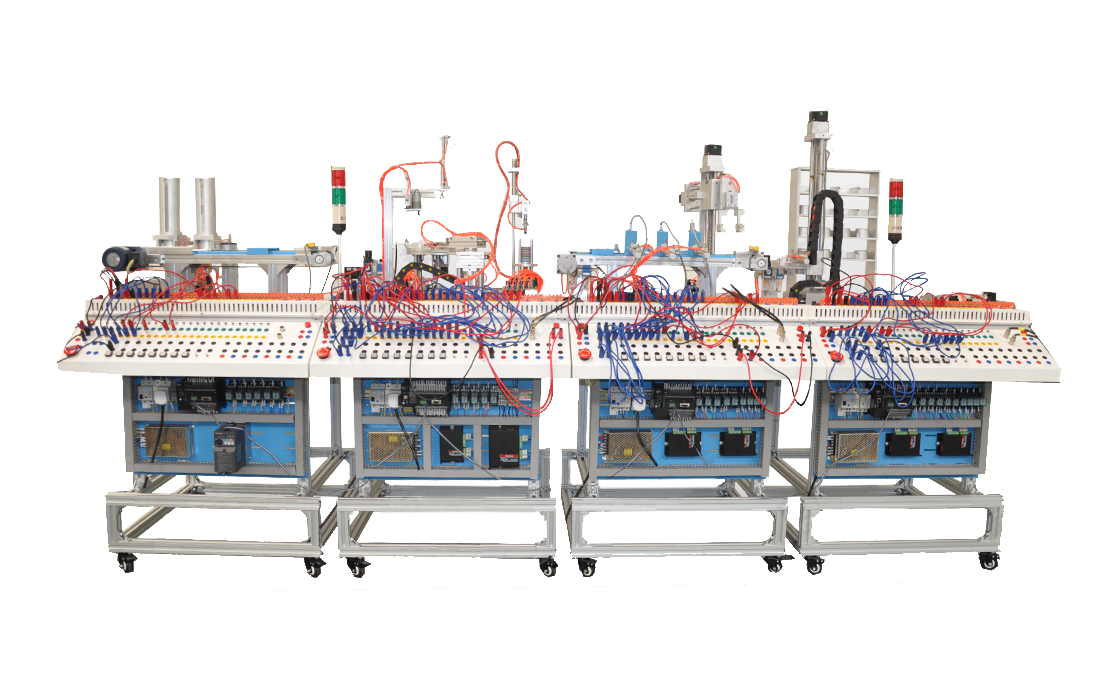 拆裝式生產(chǎn)線組裝與調(diào)試實訓(xùn)系統(tǒng)