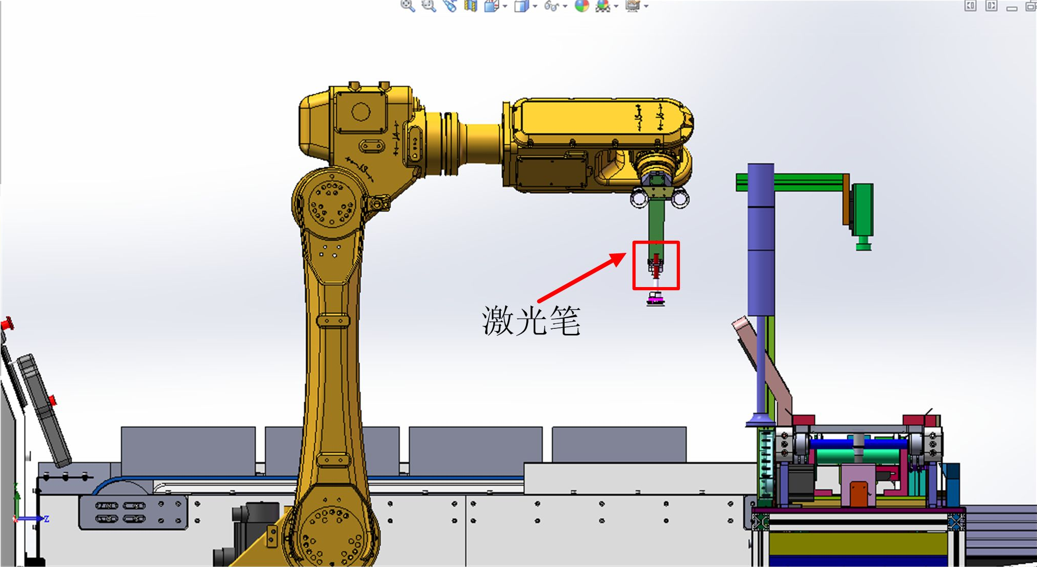 工業機器人工程考核實訓系統